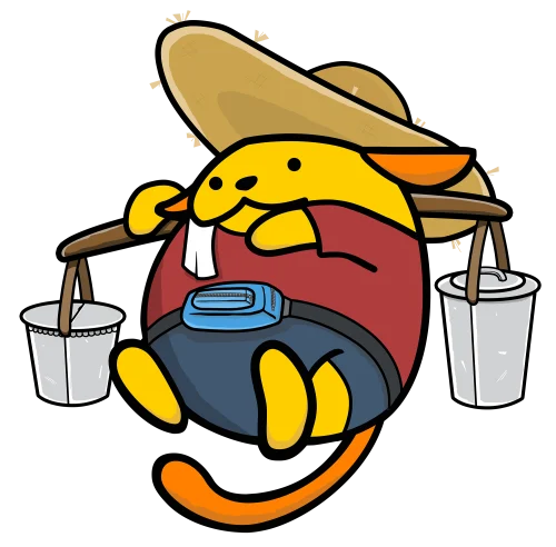 WordCamp Asia 2025 官方 Wapuu 吉祥物 Tahopuu